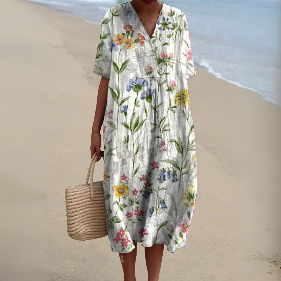 Eshe™ - Mönstrad bekväm klänning