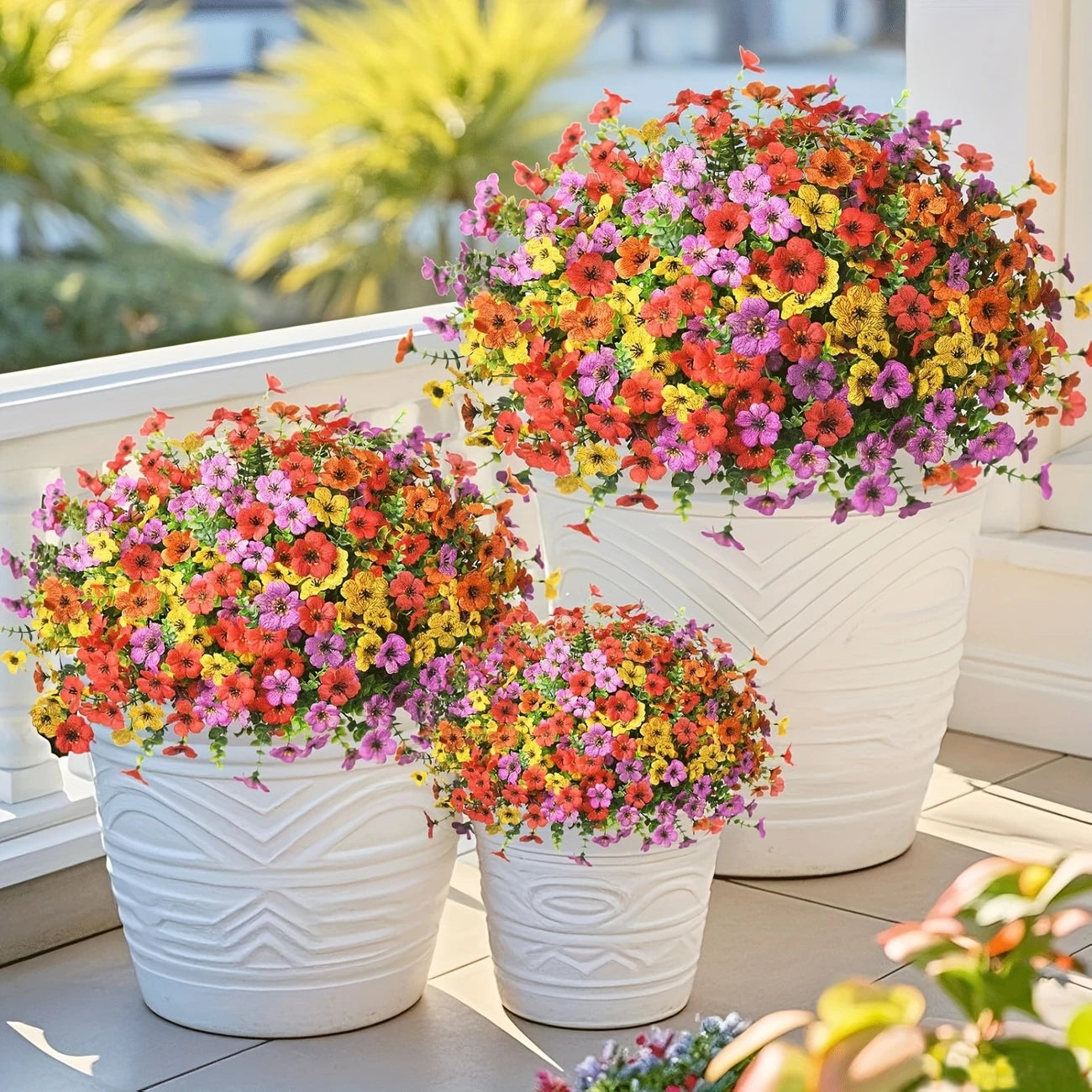 Multicolor Artificial Flowers | Stöd bröstcancer