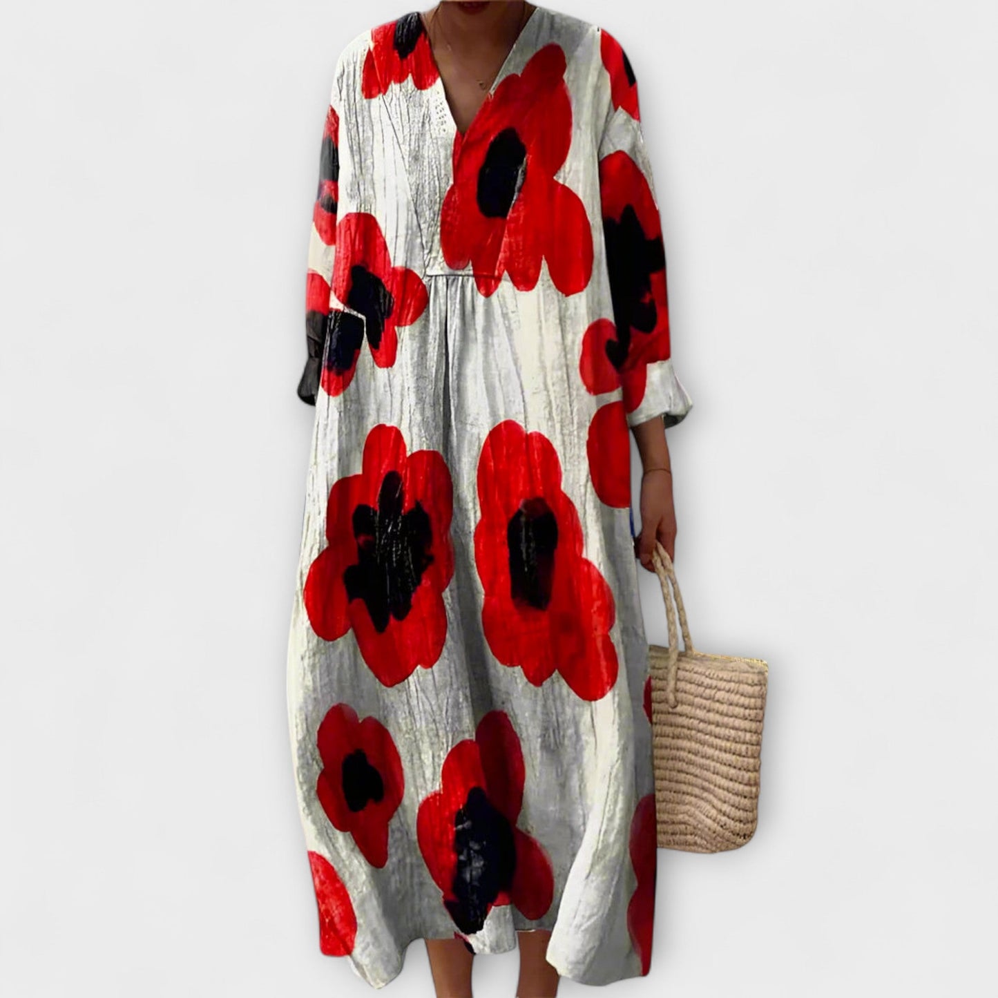 Marla™ - Blommig mönstrad klänning