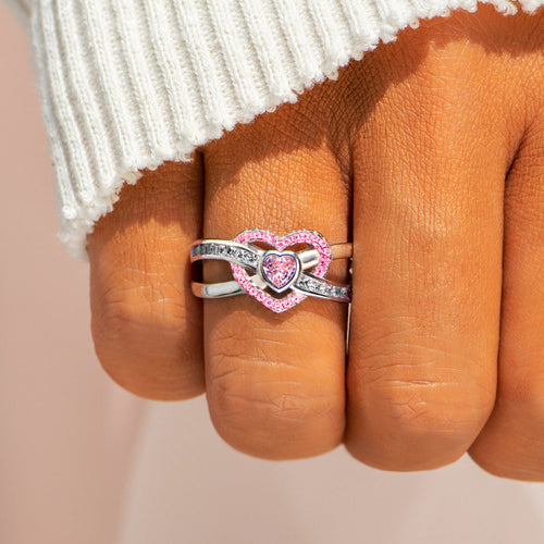 Infinite Heart Ring | Stöd Bröstcancer