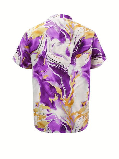 Maroula™ - Topp med marmorprint