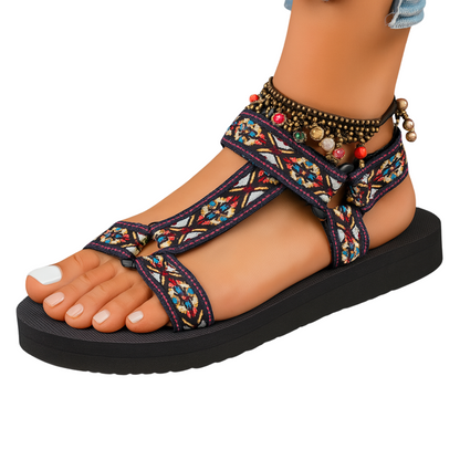 Marivyn™ - Boho-mönstrade sandaler