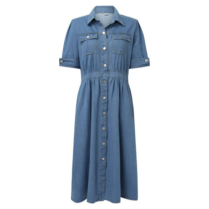 Tanvika™ - Fashionabel denimklänning