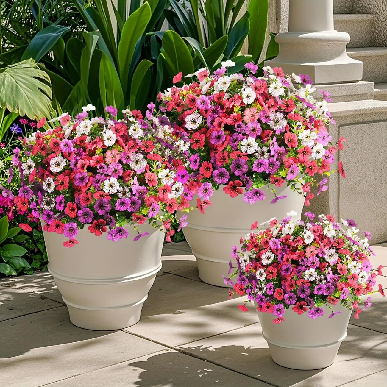 Multicolor Artificial Flowers | Stöd bröstcancer
