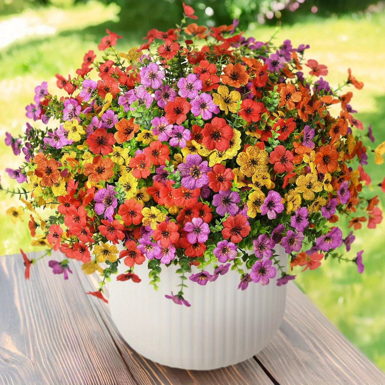 Multicolor Artificial Flowers | Stöd bröstcancer