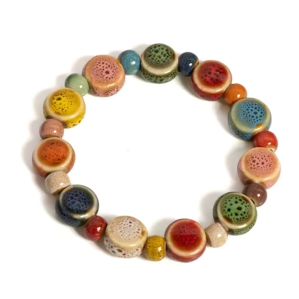 Colorful Seashell Bracelet | Stöd bröstcancer