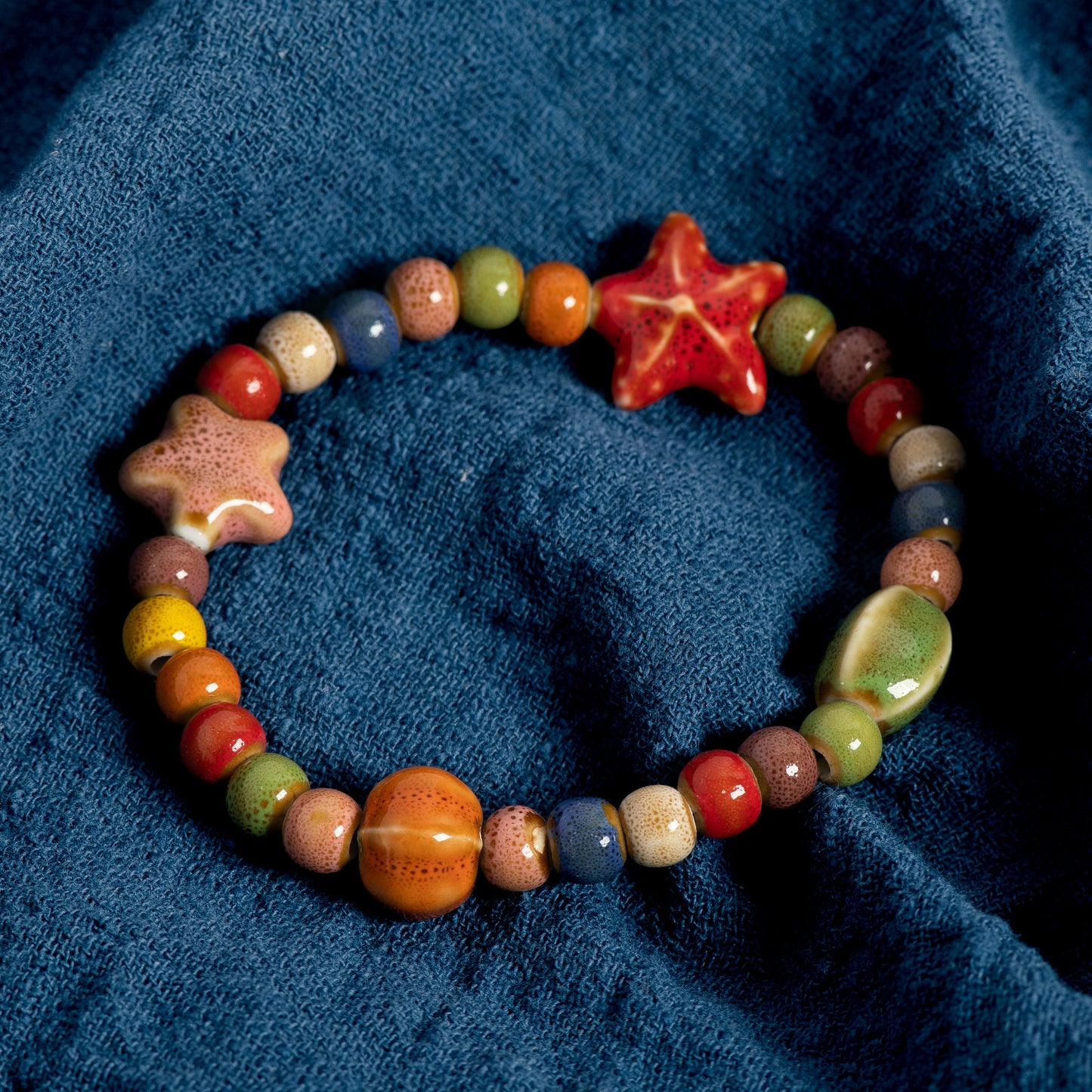Colorful Seashell Bracelet | Stöd bröstcancer