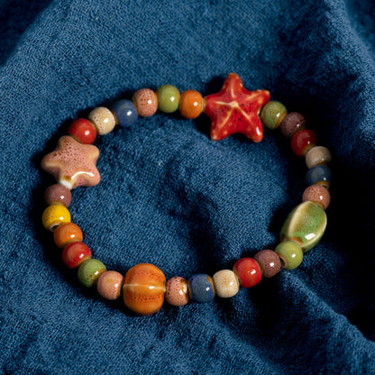 Colorful Seashell Bracelet | Stöd bröstcancer