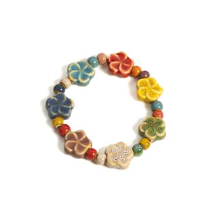 Colorful Seashell Bracelet | Stöd bröstcancer