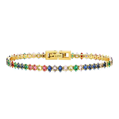 Classy Rhinestoned Bracelet | Stöd bröstcancer