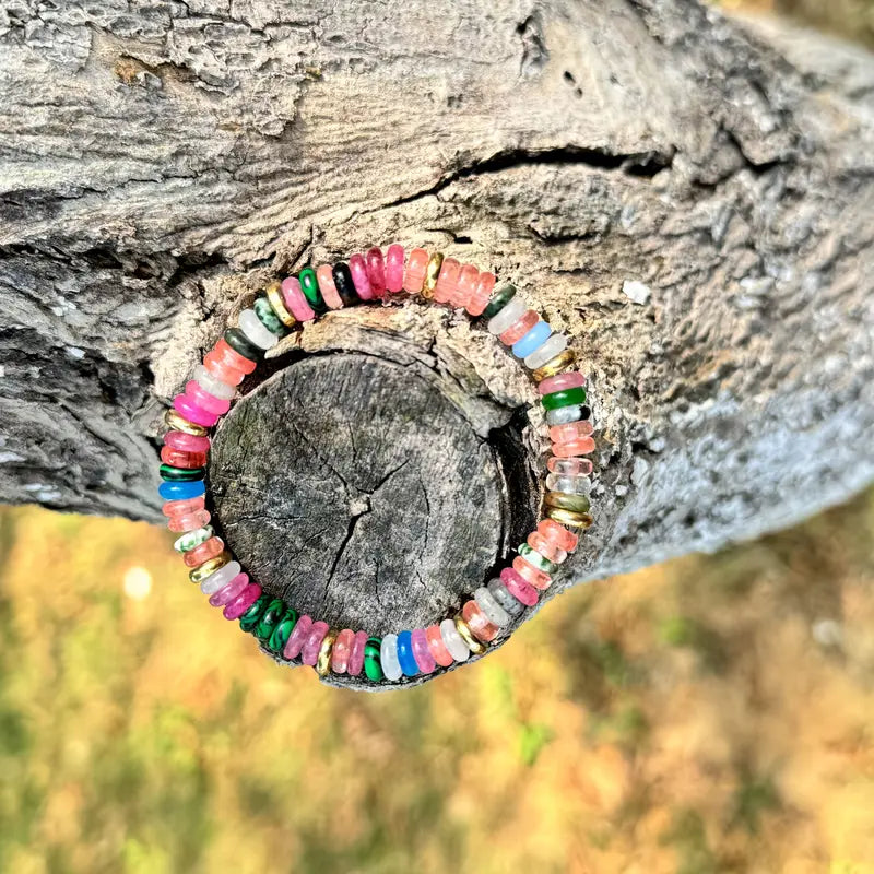 Elegant Rainbow Bracelet | Stöd bröstcancer