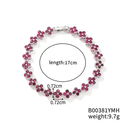 Multicolored Floral Bracelet | Stöd bröstcancer