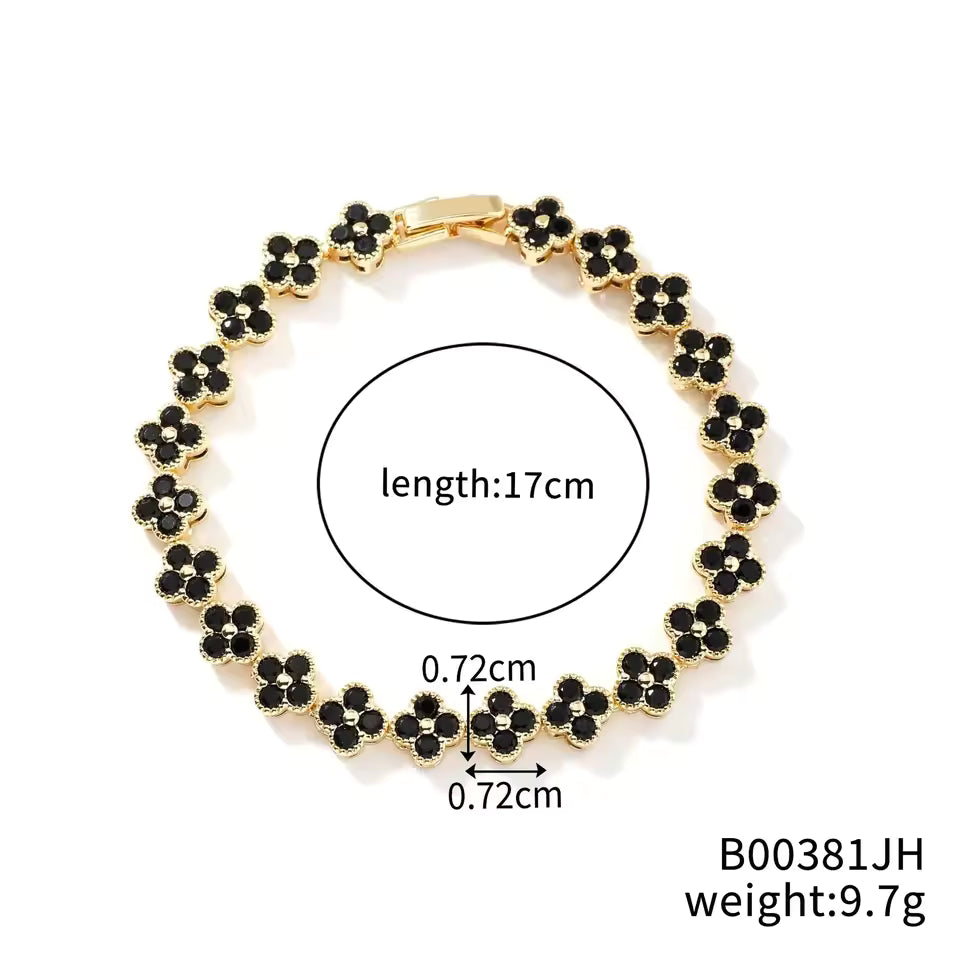 Multicolored Floral Bracelet | Stöd bröstcancer