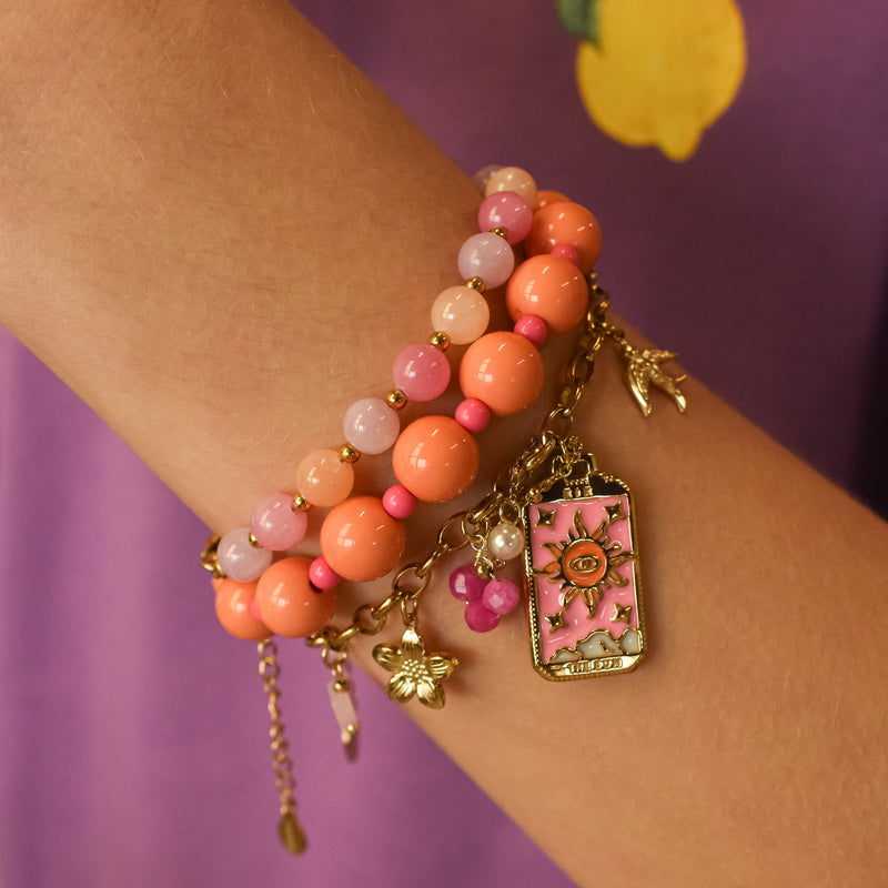 Fashionable Pastel Bracelet | Stöd bröstcancer