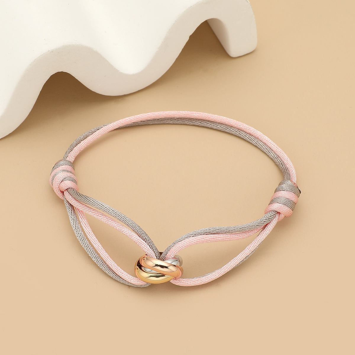 Fashionable Rope Bracelet | Stöd bröstcancer