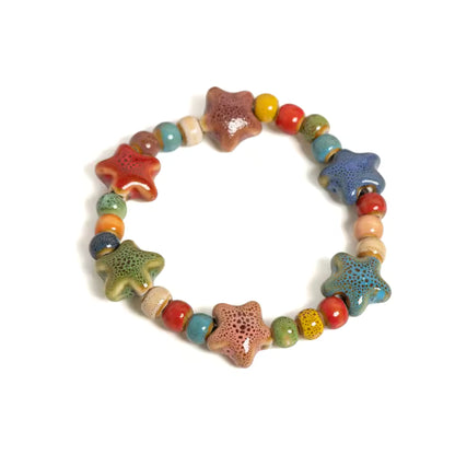 Colorful Seashell Bracelet | Stöd bröstcancer