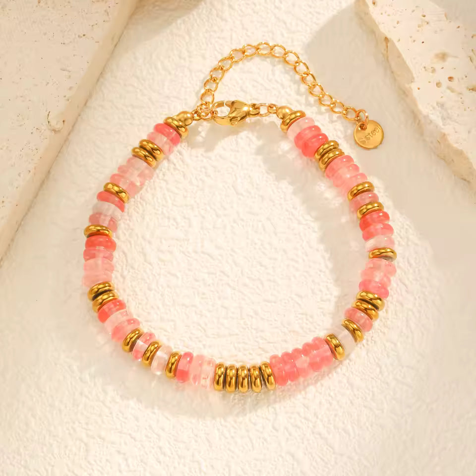Classy Multicolored Bracelet | Stöd bröstcancer