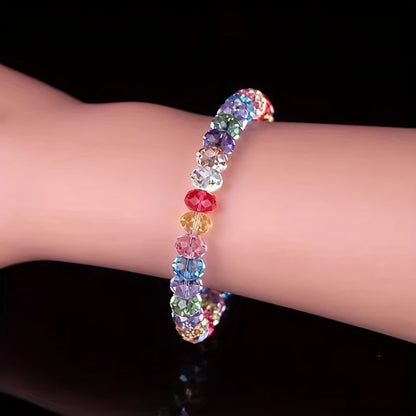 Colorful Beaded Bracelet | Stöd bröstcancer