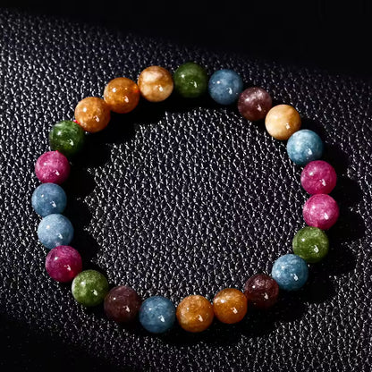 Colorful Round-beaded Bracelet | Stöd bröstcancer