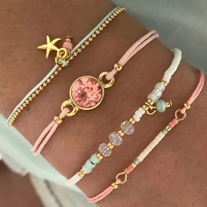 Exquisite Bracelet Set | Stöd bröstcancer