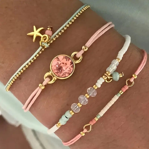Exquisite Bracelet Set | Stöd bröstcancer