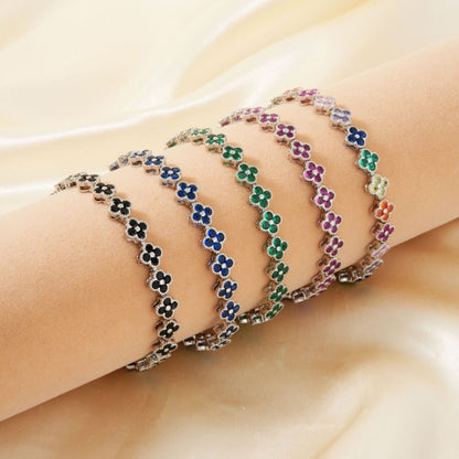 Multicolored Floral Bracelet | Stöd bröstcancer