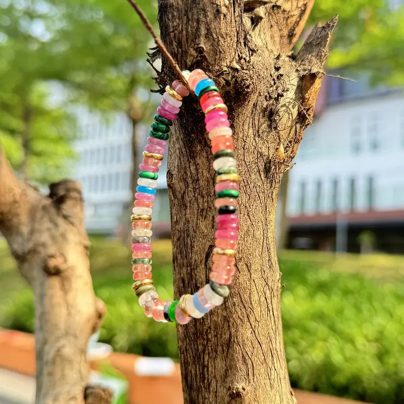 Elegant Rainbow Bracelet | Stöd bröstcancer