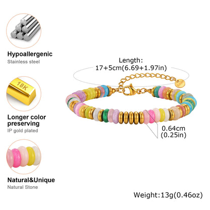 Classy Multicolored Bracelet | Stöd bröstcancer
