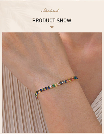 Classy Rhinestoned Bracelet | Stöd bröstcancer