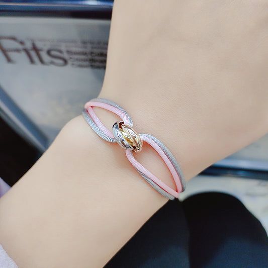 Fashionable Rope Bracelet | Stöd bröstcancer