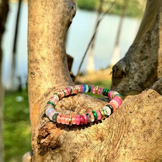 Elegant Rainbow Bracelet | Stöd bröstcancer