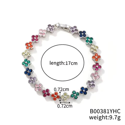 Multicolored Floral Bracelet | Stöd bröstcancer