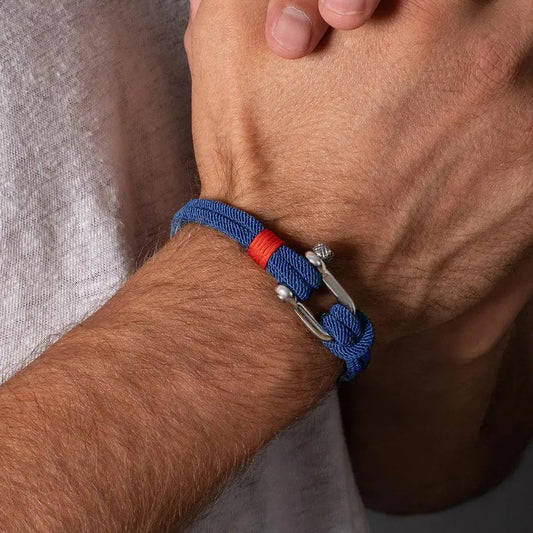 Anchor Navy Bracelet | Stöd diabetes