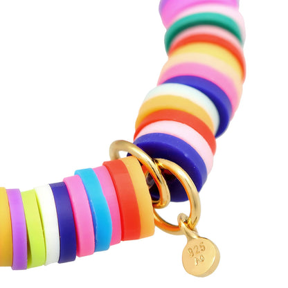 Rainbow Shell Charm Bracelet | Stöd bröstcancer