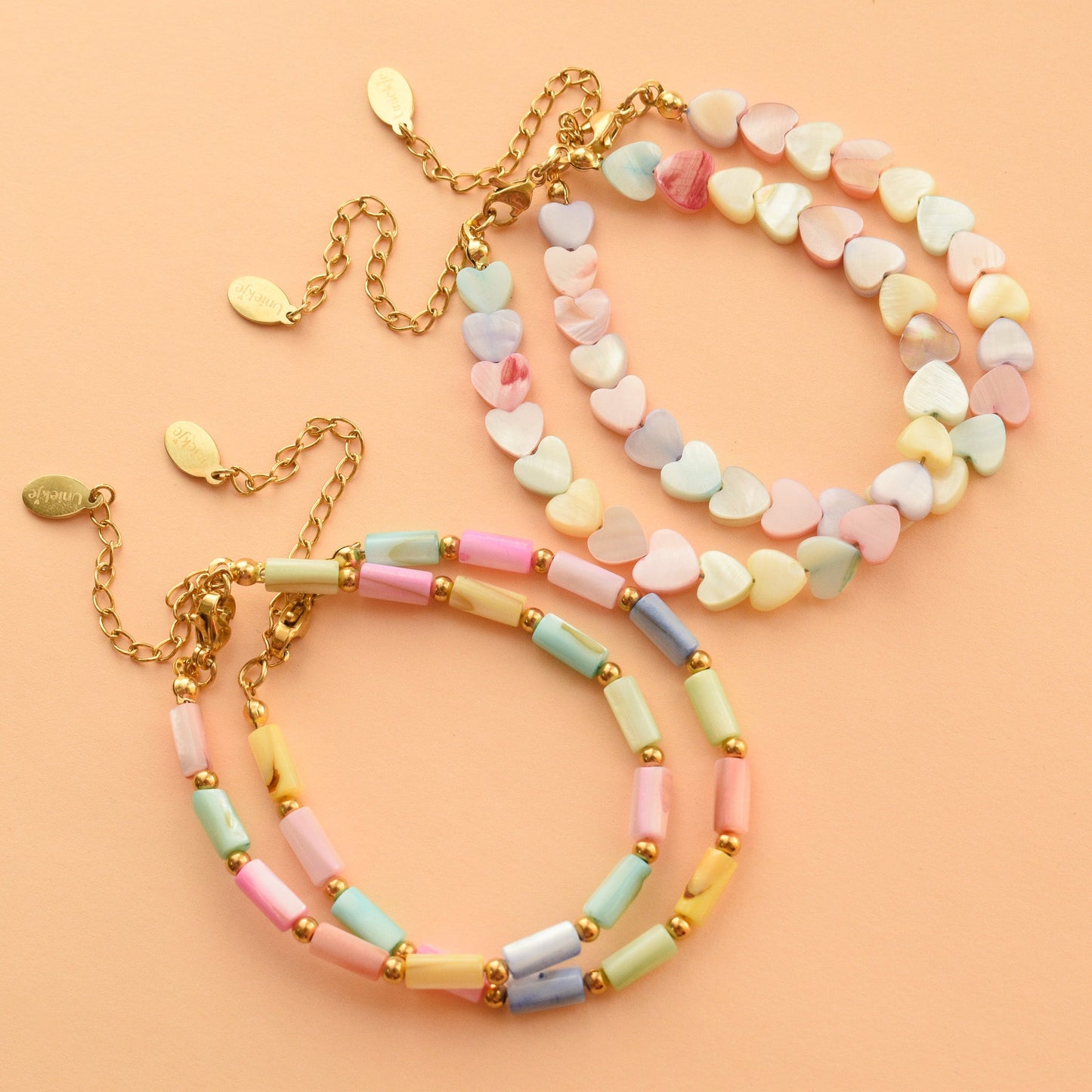 Pastel Colored Bracelet | Stöd bröstcancer
