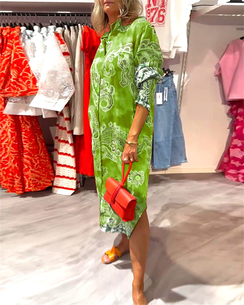 Meilin™ - Boho Classy klänning med tryck