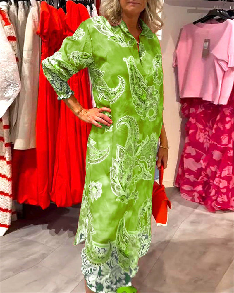 Meilin™ - Boho Classy klänning med tryck