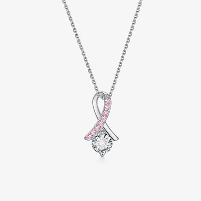 Pink Ribbon Necklace | Stöd bröstcancer