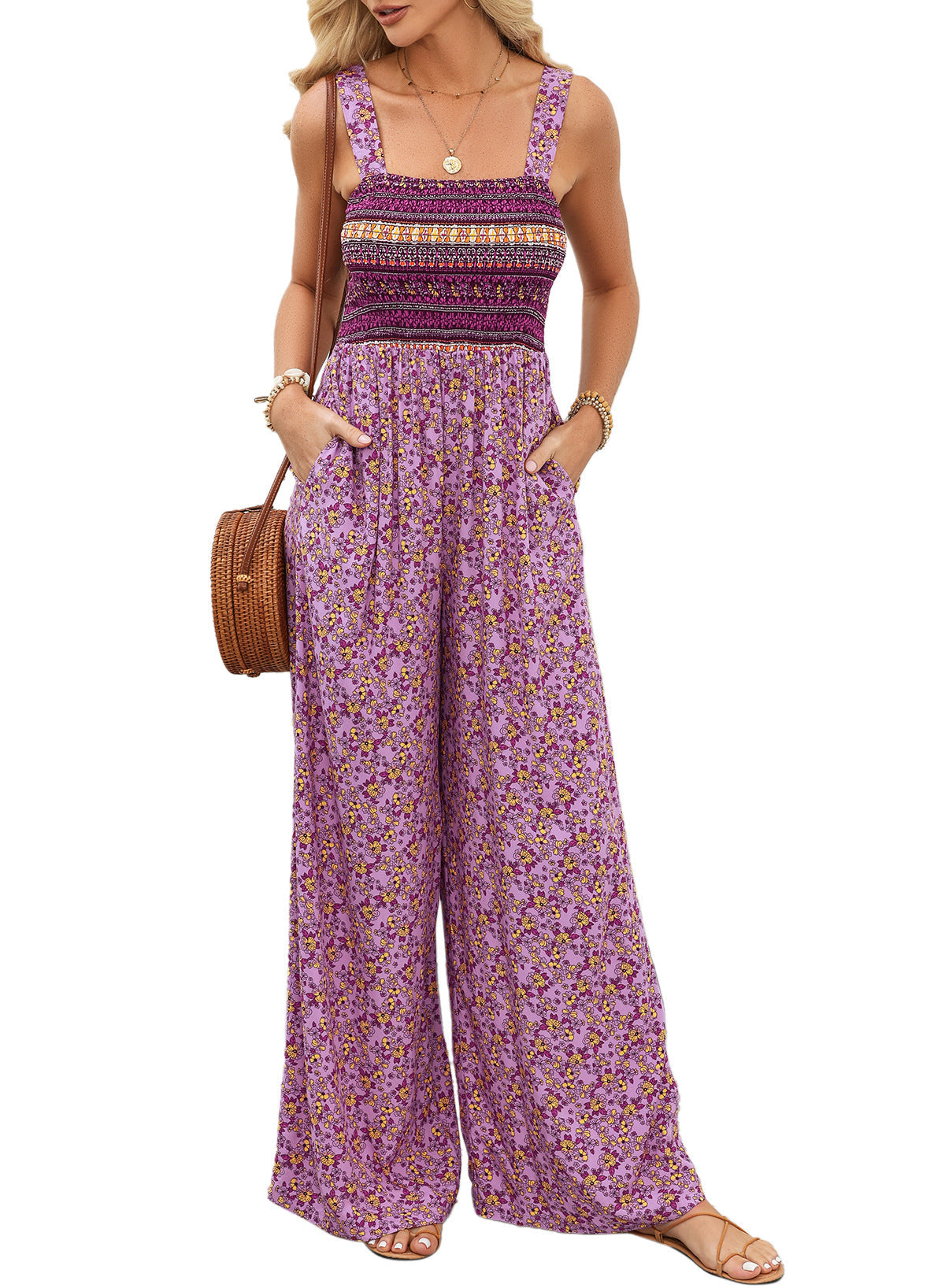 Jilroze™ - Chic mönstrad jumpsuit