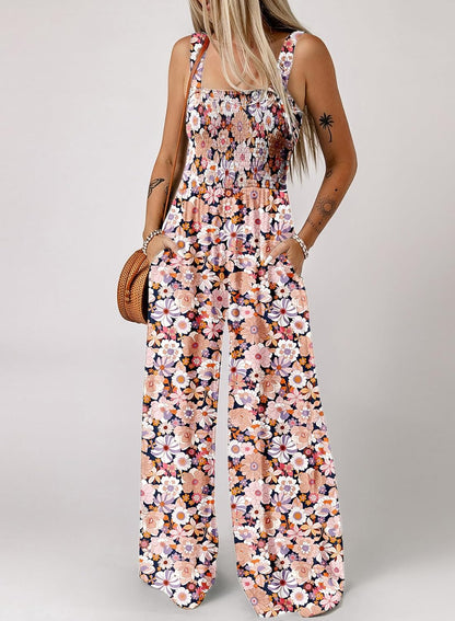 Elarune™ - Overall med blommigt tryck