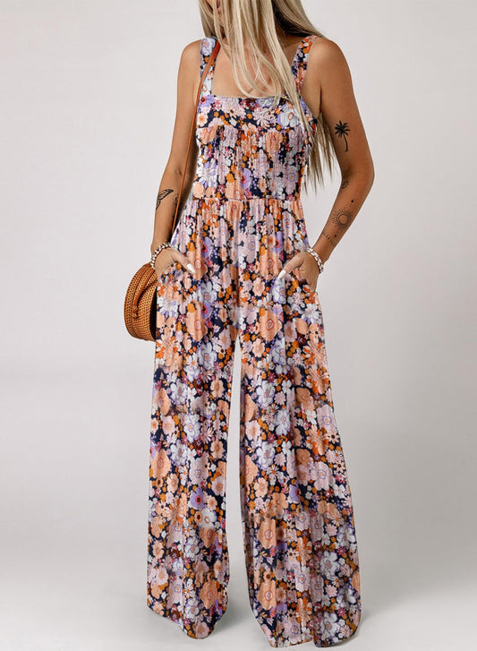 Elarune™ - Overall med blommigt tryck