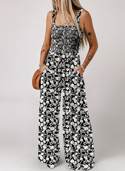 Elarune™ - Overall med blommigt tryck
