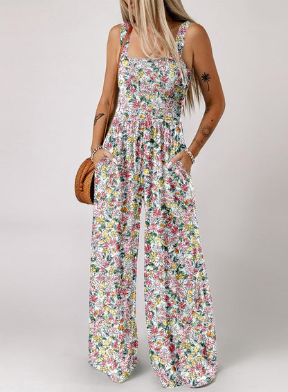Elarune™ - Overall med blommigt tryck