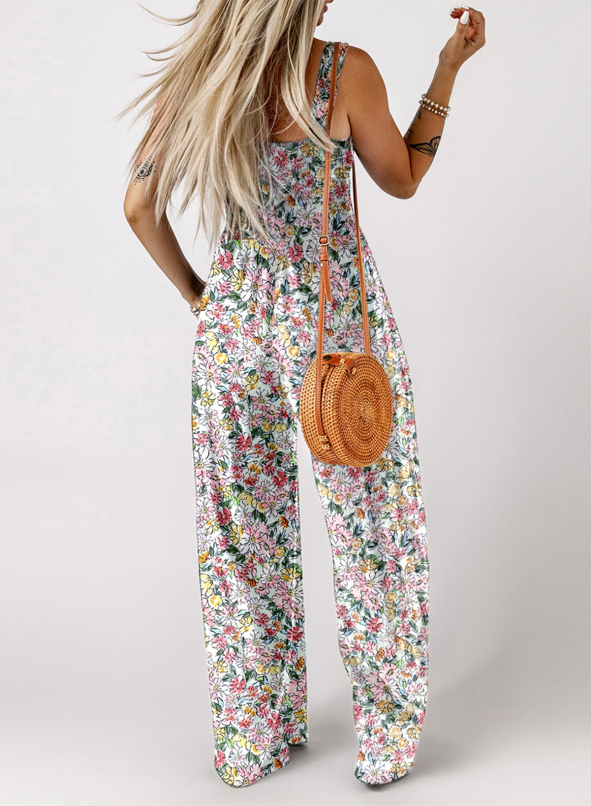 Elarune™ - Overall med blommigt tryck