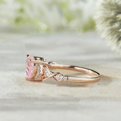 Blush Heart Ring | Stöd bröstcancer