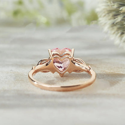 Blush Heart Ring | Stöd bröstcancer