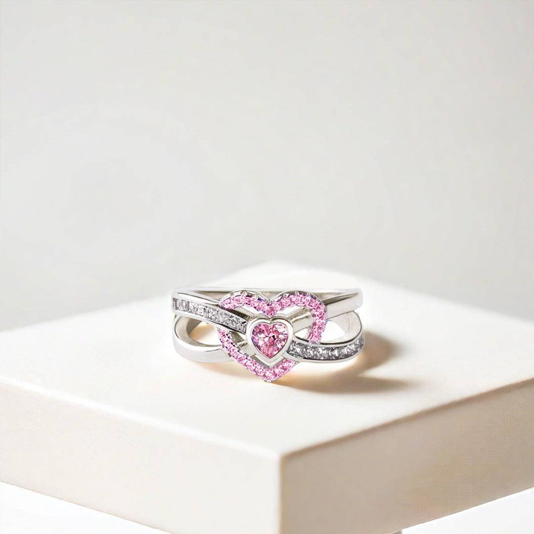 Infinite Heart Ring | Stöd Bröstcancer