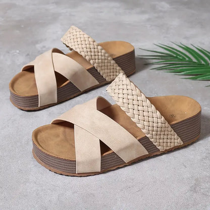 Ingrid™ - Sandaler med flätad detalj