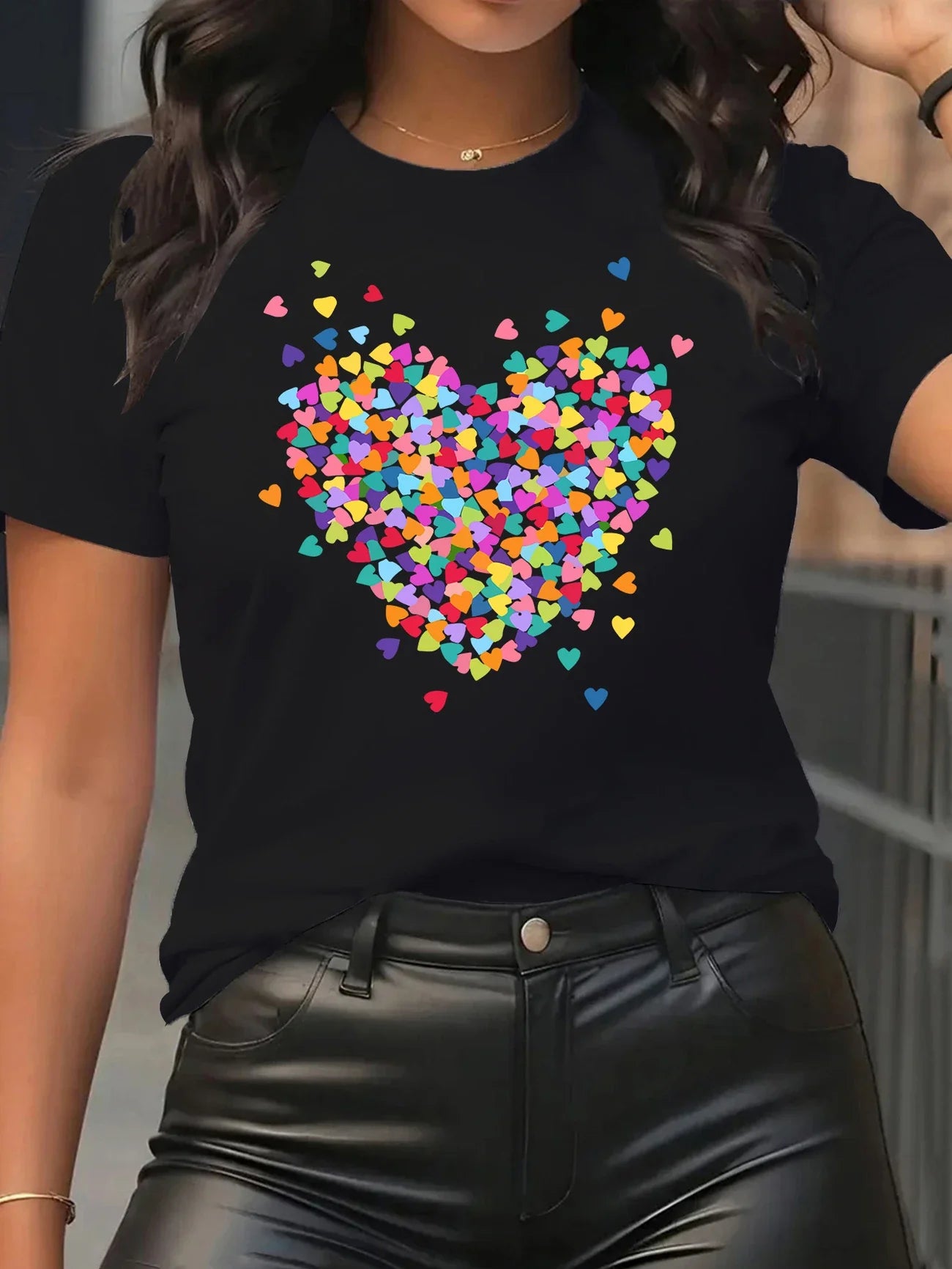 Hue Hearts Shirt | Stöd bröstcancer