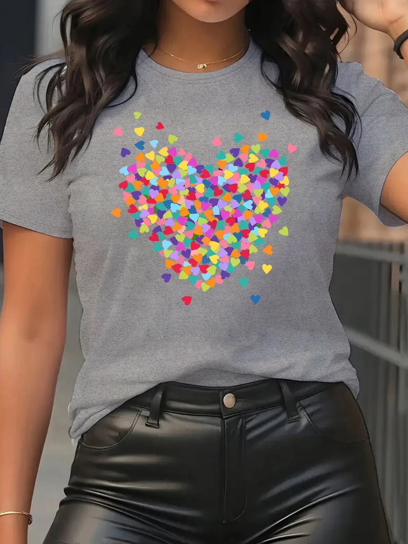 Hue Hearts Shirt | Stöd bröstcancer